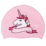 Аксессуар для плавания Nils 157 Unicorn Pink, casca inot copii silicon (11-30-080)