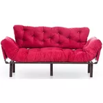Canapea Trendy Nitta Triple Maroon, extensibila (3 locuri)