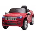 Mașină electrică pentru copii Richi SMBJJ2055 / 3 rosie Jeep Grand Cherokee