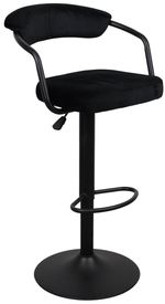 Барный стул Deco SB-31 Catifea Black+Black Leg