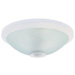 Освещение для помещений Tio 74827 corp de iluminat p/u tavan , 2xE27, cu senzor de miscare la 360°, (metal/sticla)