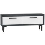 Тумба напольная для TV Trendy Leni Antracit, Alb (GTR000361)