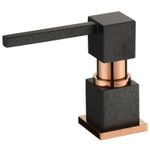 Dozator săpun Helika-AquaSanita DTQ-601CC Black Metallic/Copper