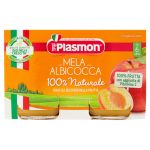 Plasmon пюре из яблок с абрикосом (6+ мес) 2 x 104 г