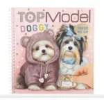 Set de creație TOPModel 0412966 Caiet de schite cu autocolante Căței