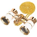 Binoclu Levenhuk Broadway 325B White Opera Glasses