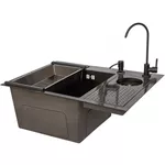 Мойка кухонная ArtFlame ELBA (DB 6045) Black