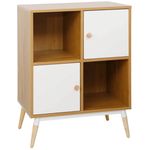 Comodă Deco Marani 2 sertar 60x40x81H White/Oak