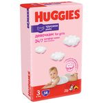 Трусики для девочек Huggies 3 (7-11 кг),  58 шт.