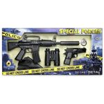 Игрушечное оружие Gonher 446/6 Set de politie 446/6: Pusca si pistol (8 gloante), 44064
