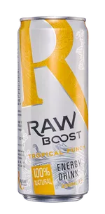 Băutură răcoritoare, energizant RAW BOOST TROPICAL PUNCH, 330 ml