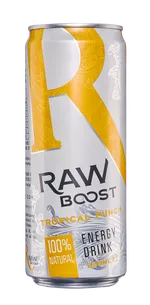 Бeзалкогольный напиток, энергетический напиток RAW BOOST TROPICAL PUNCH, 330 мл