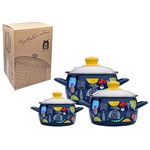 {'ro': 'Set veselă Metalac 57036 Set cratite emailat Appetit 3buc + capac din sticla 3 buc', 'ru': 'Набор посуды Metalac 57036 Set cratite emailat Appetit 3buc + capac din sticla 3 buc'}