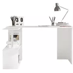 Masă de birou Trendy Gelincik, Alb, 130x74x94cm