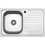 Chiuvetă bucătărie Asil 29194 pentru masa 800х500 h=100mm -0,4 inox, (dreapta)