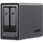 Dispozitiv stocare rețea NAS Ugreen 25369 Network Attached Storage DXP2800 2-Bay (Diskless) EU, Black