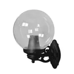 Aplică exterior Fumagalli BISSO/GLOBE 250 60 W Negru/Transparent