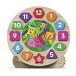 Головоломка Kids Hits KH20/036 Деревянные пазлы Clock Zoo Time