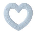 Jucarie din silicon BIBS Bitie Heart Baby Blue