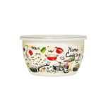 Container alimentare Metalac 51727 эмалированный Gourmet 14cm, 1.1l, крышка пластик