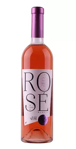 Вино Розовое Мерло, полусладкое, 0.75л