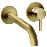 Смеситель для умывальника Ferro Ciriculus gold BCK3PABG (lavoar ingropat)
