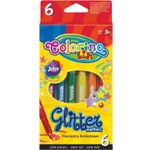 Фломастеры c блеском 6 цв. Colorino