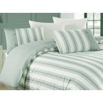 Textile de casă Promstore 53378.7 Lenjerie de pat Euro 2 NH Beyza Green, in
