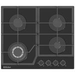 Plită încorporabilă pe gaz Backer RIKI 6004 Turbo BL GL