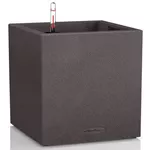 Ghiveci pentru flori Lechuza Canto Color Square 30, Graphite Black