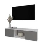 Тумба напольная для TV Smartex (16603) Т11 140 TV-Навесная Alb+Grafit