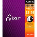 Coarda pentru instrument muzical Elixir Nanoweb Acoustic Phosphor-Bronze Light-Medium 16077