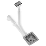 Sifon pentru chiuvetă bucătărie Helika-AquaSanita AQ-005H Stainless Steel + Plastic