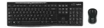 Logitech MK270 Комплект клавиатуры и мыши, беспроводной, черный