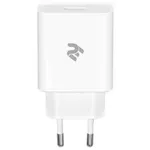 Зарядное устройство сетевое 2E 2E-WC1USB18W-W USB-A QC3.0 3A, Max 18W, white