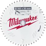 Disc de tăiere Milwaukee 4932479087 Panza circulara AL 165x20x1.6x52 ATB