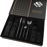 Набор столовых приборов miscellaneous Product Polished Cutlery Graphite 24pcs