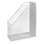 Suport pentru documente New World 3002 Silver, suport vertical din metal, tip plasa, argintiu