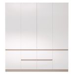 Шкаф Bayro Harmony 2000x2200x550 cu sertare gri piatra