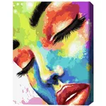 Картина по номерам BrushMe PGX37607FC 40x50 сm (fără cutie) Femeie în culori