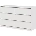 Комод MebelStar NEO 6S 120x43x75.5 White (MBS-1081)