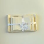 Set lengerie pentru patuc din bumbac Legante Bebe Ivory (120x60 cm)