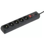 Фильтр электрический IEK 2011031 Prelungitor cu filtru сф-05k 5prize 16a 3m 3x1mm negru