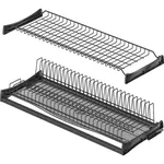 Сушка для посуды Starax S-5161-A 800мм антрацит