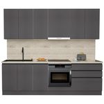 Мебель для кухни ArtFlame GOLA Storm Grey (2.6 m.l.)