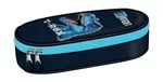 Школьный пенал St.RIGHT 56690 Penar 23x9.5x6cm, Blue T-Rex, textil