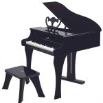 Jucărie muzicală Hape E0320 Instrument muzical Pian negru cu scaun
