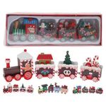 Новогодний декор Promstore 51406 Suvenir de Craciun Tren 20x7x3cm, lemn