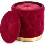 Пуф Halmar POLLY-1-bordowy