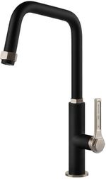 Bateria bucătărie Gessi 60051-599 Officine Fino: Brushed Nickel / Matte Black